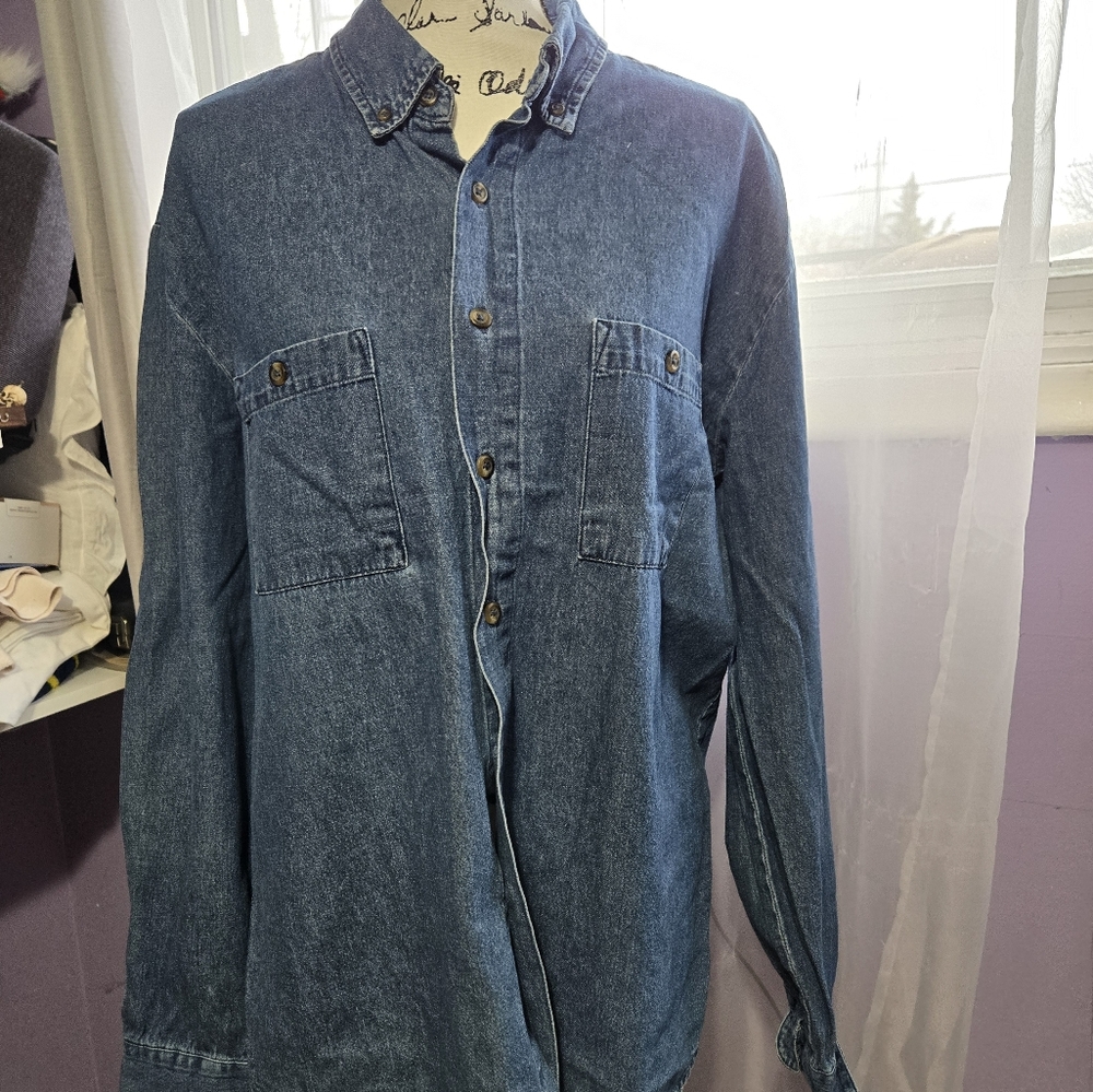 Blue jeans shirt